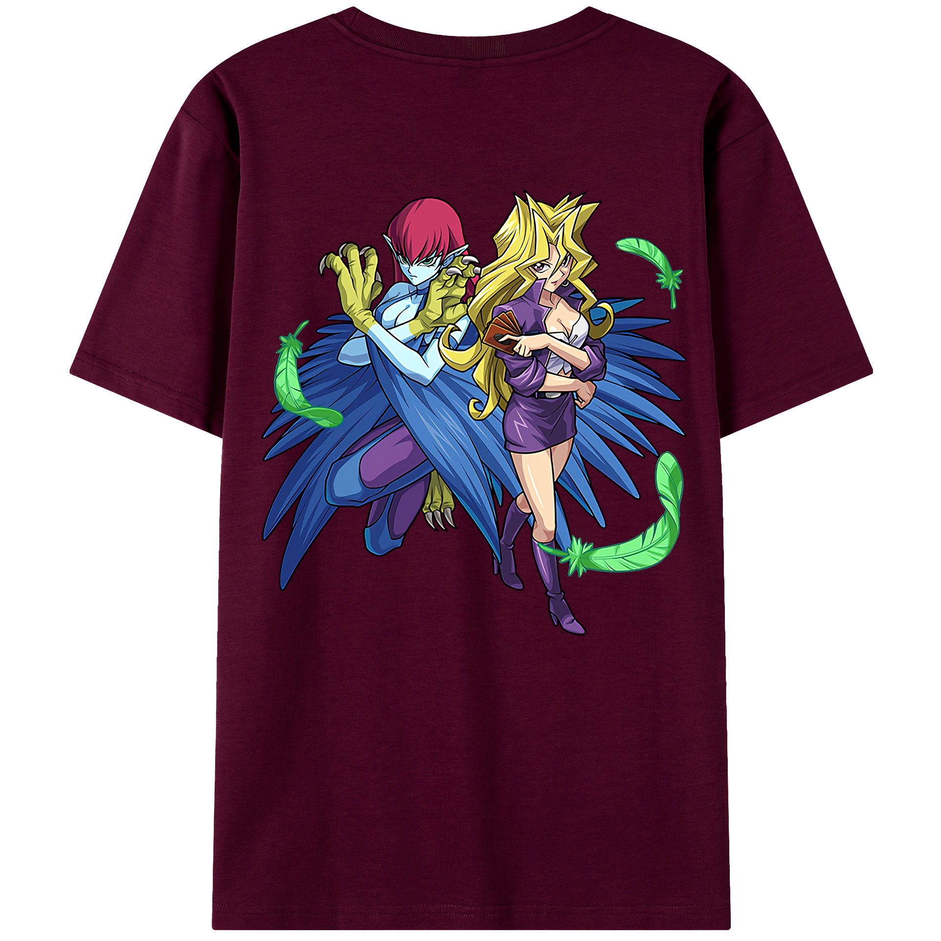 （画像用） 遊☆戯☆王 Yu-Gi-Oh! レディース半袖Tシャツ(バックプリント)